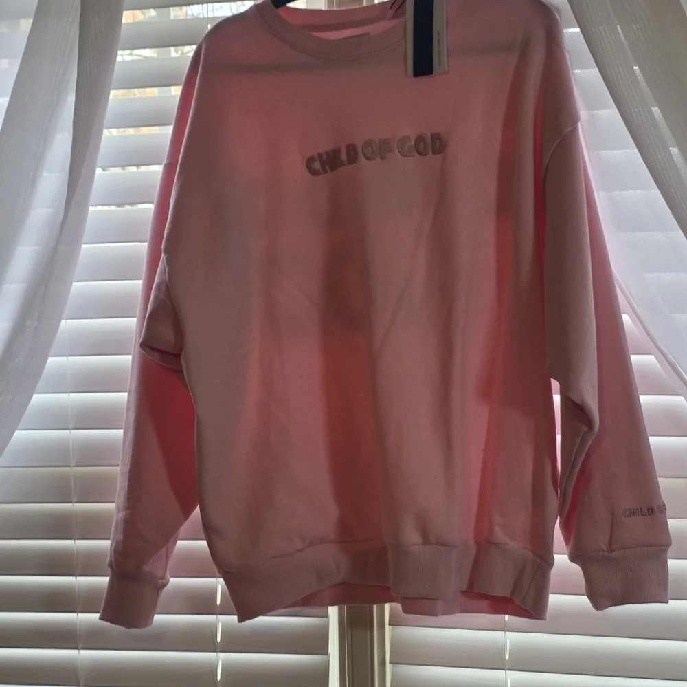 ESSENCE BETTER UNSAID Pink Long Sleeve Shirt (Child OF GOD.) No Tags - Picture 5 of 9